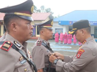Serah terima Jabatan Kasat Lantas Polres Toraja Utara. Foto: Istimewa