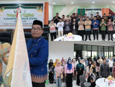 Wakil Bupati Toraja Utara lepas 19 kafilah Kabupaten Toraja Utara untuk mengikuti ajang Musabaqah Tilawatil Qur’an (MTQ) ke-XXXIV Tingkat Provinsi Sulawesi Selatan Tahun 2026. Foto: Istimewa