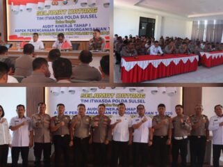 Audit Kinerja Tahap I Tahun 2026 aspek perencanaan dan pengorganisasian yang digelar di Polres Toraja Utara. Foto: Istimewa