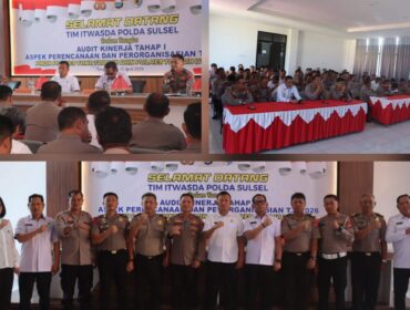 Audit Kinerja Tahap I Tahun 2026 aspek perencanaan dan pengorganisasian yang digelar di Polres Toraja Utara. Foto: Istimewa
