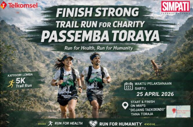 
					Event Trail Run for Charity Passemba Toraya demi Sebuah Gedung Impian. Foto: Istimewa