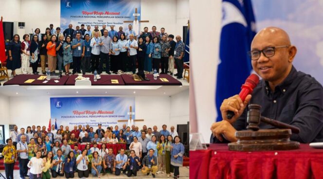 
					Rapat Kerja Pengurus Nasional Perkumpulan Senior Gerakan Mahasiswa Kristen Kristen Indonesia (PNPS GMKI) pada Jumat-Sabtu 17-18 April 2026 di Bogor. Foto: Istimewa