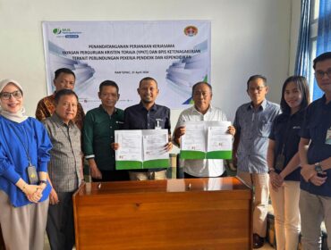 Yayasan Perguruan Kristen Toraja (YPKT) resmi Jalin kerjasama dengan BPJS Ketenagakerjaan pada Selasa (21/4/2026). Foto: Istimewa
