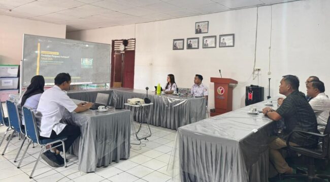 Suasana Pembukaan Rekrutmen Pendidikan Pengawas Partisipatif (P2P) di Bawaslu Toraja Utara. Foto: Istimewa