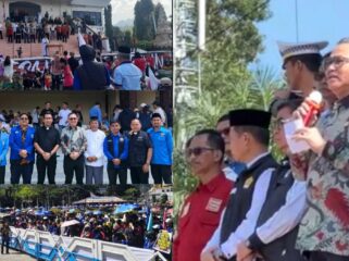 Anggota DPR RI Frederik Kalalembang saat menghadiri Doa Bersama Sangtorayan, Sabtu (25/4/2026). Foto: Istimewa