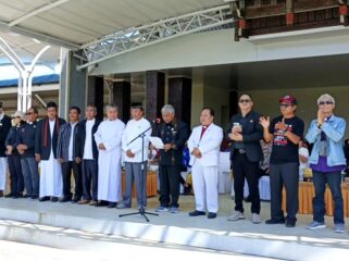 Pembacaan Maklumat dan Desakan dari FKUB di Toraja saat Doa Bersama Sangtorayan pada Sabtu (25/4/2026). Foto: Istimewa