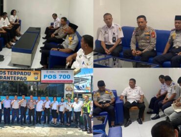 Satlantas Polres Toraja Utara menggelar rapat koordinasi Forum Komunikasi Lalu Lintas pada Selasa (28/4/3026). Foto: Istimewa