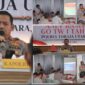 Kapolres Toraja Utara AKBP. Stephanus Luckyto pimpin rapat Analisa dan Evaluasi (Anev) Kamtibmas melalui Gelar Operasional (GO) Triwulan I Tahun 2026 pada Kamis (30/4/2026). Foto: Istimewa