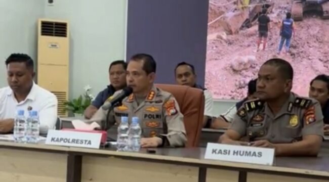 Kapolresta Mamuju, Kombes. Pol. Ferdiyan Indra Fahmi saat memberikan keterangan, pada Senin (27/4/2026). Foto: Istimewa