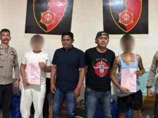 Dua Pria Penyalahgunaan Narkoba jenis sabu di Toraja Utara Diringkus Polisi. Foto: Istimewa