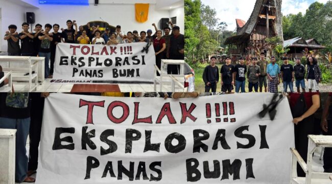 Penolakan Proyek Geothermal di Sangalla' Tana Toraja. Foto: Istimewa