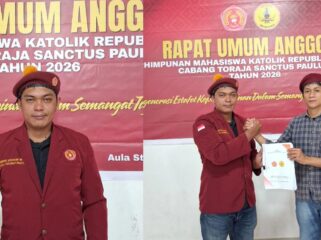 Yoben Sampe Nahkodai PMKRI Cabang Toraja Periode 2026-2027. Foto: Istimewa