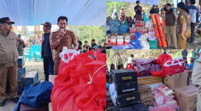 
					Penyaluran bantuan oleh Pemerintah Kabupaten Toraja Utara kepada Korban Kebakaran di Kecamatan Baruppu. Foto: Istimewa