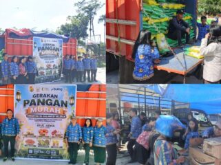 Gerakan Pangan Murah (GPM) serentak 24 Kabupaten/Kota se-Sulsel yang digelar hari ini, Kamis (21/5/2026). Foto: Istimewa