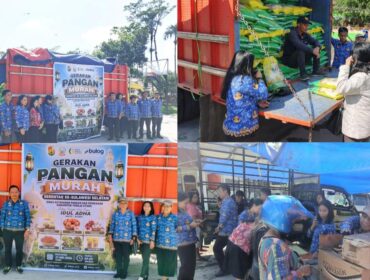 Gerakan Pangan Murah (GPM) serentak 24 Kabupaten/Kota se-Sulsel yang digelar hari ini, Kamis (21/5/2026). Foto: Istimewa