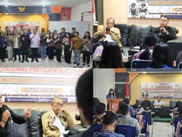 Diskusi dan Tatap Muka Peserta Pendidikan Pengawasan Partisipatif (P2P) yang berlangsung di Aula Kantor Bawaslu Toraja Utara. Foto: Istimewa