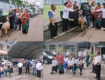 Keluarga Besar Bupati Toraja Utara serahkan Hewan Kurban, Selasa (26/5/2026). Foto: Istimewa