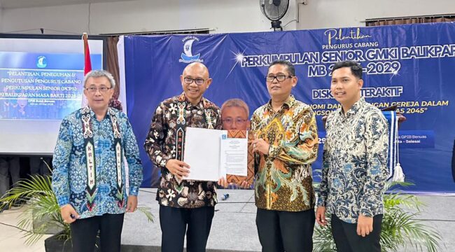 Pelantikan PCPS GMKI Balikpapan periode 2026-2029 pada Jumat (29/5/2026). Foto: Istimewa