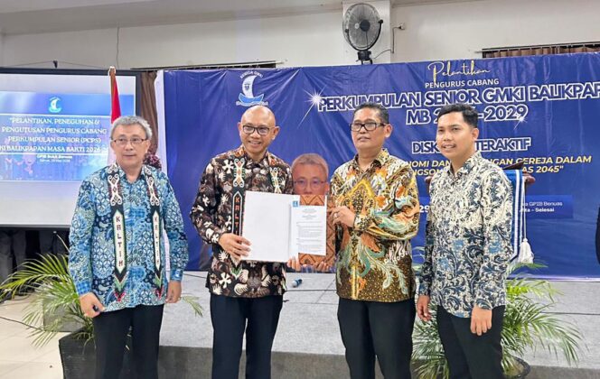 
					Pelantikan PCPS GMKI Balikpapan periode 2026-2029 pada Jumat (29/5/2026). Foto: Istimewa