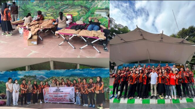 
					Pemuda Pancasila Tana Toraja dan UTD RSUD Lakipadada Gelar Aksi Donor Darah di Makale