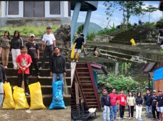 GMNI Toraja Utara Bakti Sosial di Kawasan Wisata Religi Buntu Singki. Foto: Istimewa
