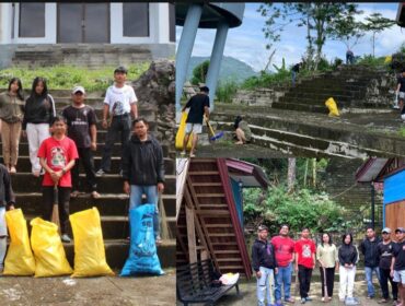 GMNI Toraja Utara Bakti Sosial di Kawasan Wisata Religi Buntu Singki. Foto: Istimewa