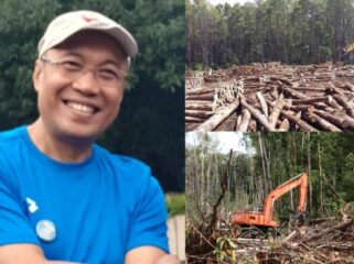 Edward Tanari (kanan), Pemerhati dan Praktisi Lingkungan Hidup. Foto: Istimewa