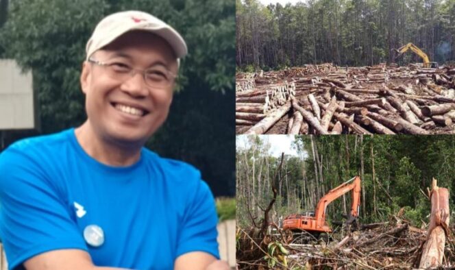 
					Edward Tanari (kanan), Pemerhati dan Praktisi Lingkungan Hidup. Foto: Istimewa