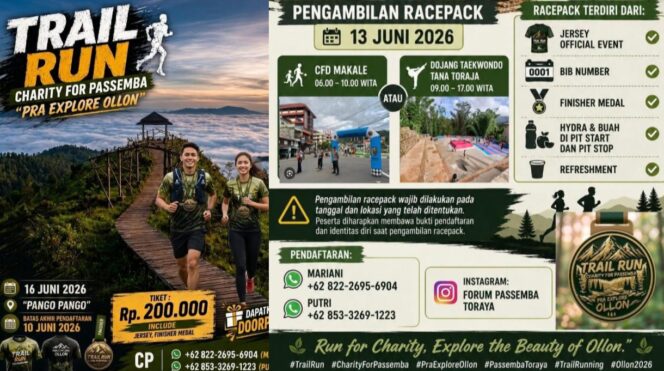 
					Trail Run Charity for Passemba Pra Explore Ollon. Dok: Istimewa