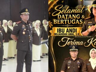 Serah Terima, Frendra AH mendapat promosi jabatan Kepala Kejaksaan Negeri Situbondo di Jawa Timur sementara Andi Mujahidah Amal resmi menjabat Kepala Kejaksaan Negeri Tana Toraja. Foto: Istimewa