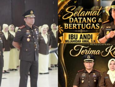 Serah Terima, Frendra AH mendapat promosi jabatan Kepala Kejaksaan Negeri Situbondo di Jawa Timur sementara Andi Mujahidah Amal resmi menjabat Kepala Kejaksaan Negeri Tana Toraja. Foto: Istimewa