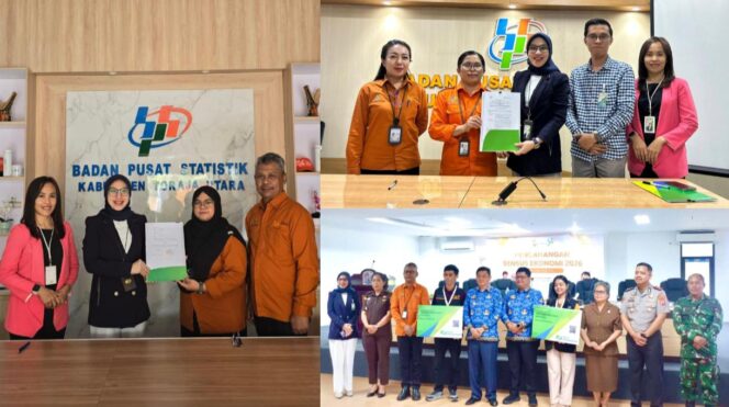 
					Penandatanganan Kerjasama BPJS Ketenagakerjaan Toraja dengan Badan Pusat Statistik Tana Toraja dan Toraja Utara pada Rabu (17/6/2026). Foto: Istimewa