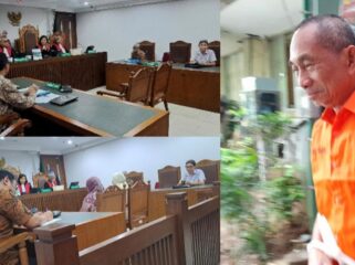 Prof Marthen Napang (kanan) Narapidana Kasus Penipuan dan Penggelapan kini digugat Perdata. Foto: Istimewa