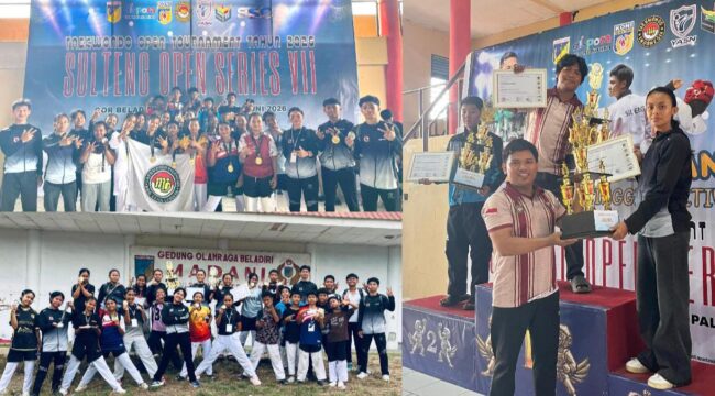Taekwondo Tana Toraja raih Juara Umum III Sulteng Open Series VII di Kota Palu. Foto: Istimewa