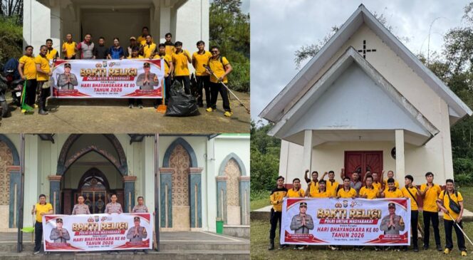 
					Bakti Religi Polres Toraja Utara dalam Rangka Menyambut Hari Bhayangkara ke-80. Foto: Istimewa