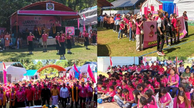 
					Suasana Pembukaan Jambore V Sekolah Minggu Gereja Toraja Klasis Kota Palopo. Foto: Istimewa