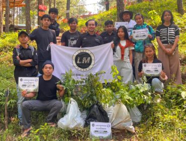 Langkan Maega dan Ikasmandara gelar aksi tanam pohon di Toraja Utara. Foto: Istimewa