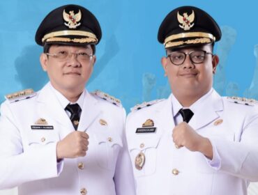 Bupati Toraja Utara Frederik Victor Palimbong dan Wakil Bupati Toraja Utara Andrew Branch Silambi. Foto: Istimewa