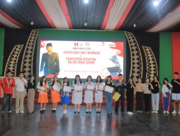 Penutupan rangkaian Bulan Bung Karno 2026 yang digelar GMNI Toraja Utara. Foto: Istimewa