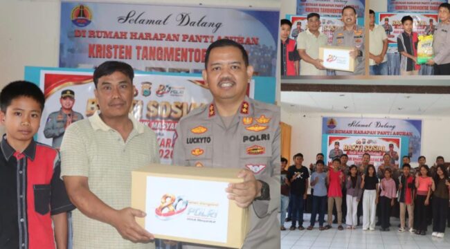 Bakti Sosial (Baksos) Polres Toraja Utara sambut HUT Bhayangkara ke 80. Foto: Istimewa