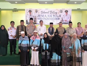 Penjemputan Jamaah Haji 1447 Hijriah/2026 Masehi Kabupaten Tana Toraja. Foto: Istimewa