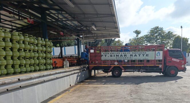 
					Pengisian tabung LPG di SPBE Minanga Jaya Abadi berjalan normal. Foto: Istimewa