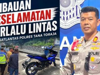 Kasat Lantas Polres Tana Toraja AKP. Sarifuddin (kanan). Foto: Istimewa