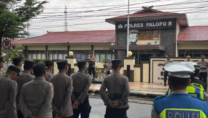
					Suasana Apel Siaga Personel Polres Palopo. Foto: Istimewa/Tribun-Timur