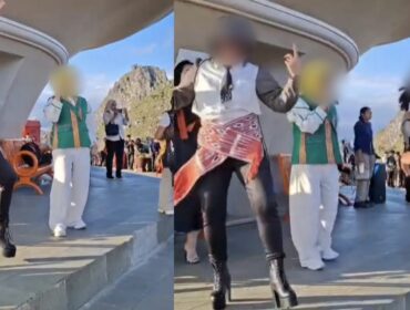 Video Bak Konser mini dangdut di pelataran Objek Wisata Religi Buntu Burake Tana Toraja. Foto: Istimewa