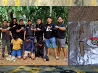 Ketiga terduga pelaku pembunuhan di Tikala ditangkap Satreskrim Polres Toraja Utara. Foto: Istimewa