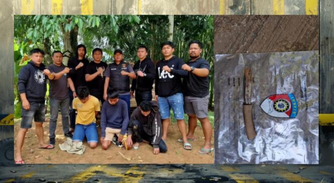 
					Ketiga terduga pelaku pembunuhan di Tikala ditangkap Satreskrim Polres Toraja Utara. Foto: Istimewa