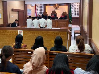 Sidang pembacaan putusan kasus Narkoba yang viral di Toraja. Foto: Istimewa