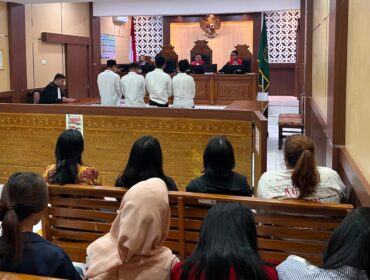 Sidang pembacaan putusan kasus Narkoba yang viral di Toraja. Foto: Istimewa