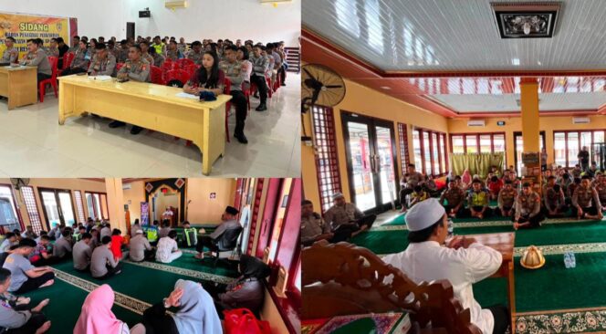 
					Kegiatan Pembinaan Rohani dan Mental (Binrohtal) bagi Personel dan Pegawai Negeri Pada Polri (PNPP) di Polres Tana Toraja. Foto: Istimewa